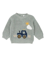 Minihaha Hunter Tractor Knitted Jumper