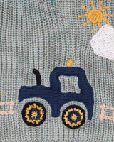 Minihaha Hunter Tractor Knitted Jumper