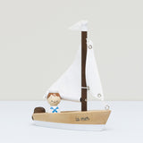 Le Toy Van Wooden Sailing Boat + Captain
