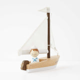 Le Toy Van Wooden Sailing Boat + Captain