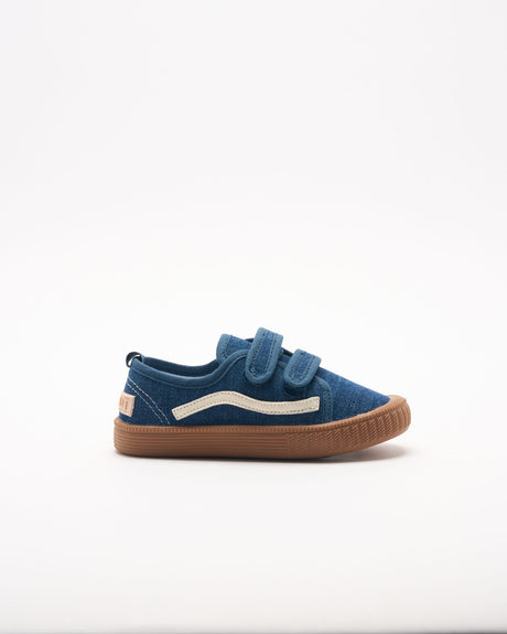Walnut Ben Canvas - Denim
