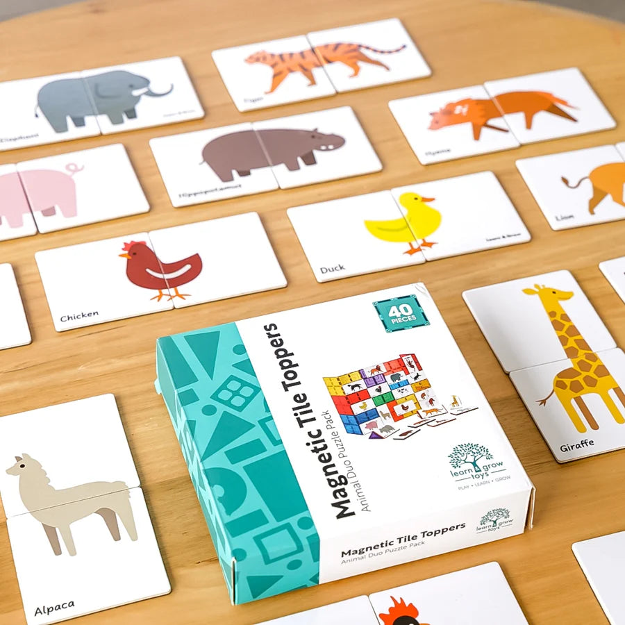 Learn & Grow Animal Duo Magentic Tile Topper