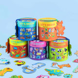 Crocodile Creek Let's Begin Puzzle 2 pc - Aussie Animals