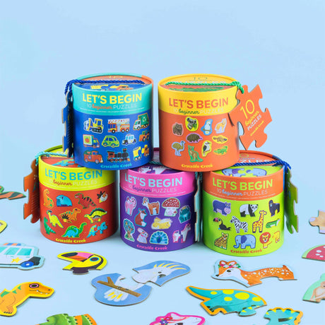 Crocodile Creek Let's Begin Puzzle 2 pc - Aussie Animals