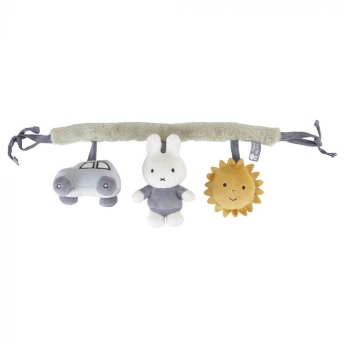 Miffy Fluffy Car Seat Toy - Blue/Green