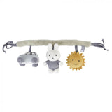 Miffy Fluffy Car Seat Toy - Blue/Green