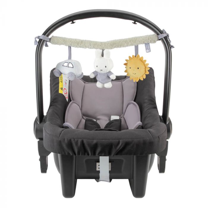 Miffy Fluffy Car Seat Toy - Blue/Green