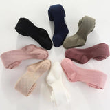 Mamer Classic Cotton Ribbed Tights - Pink