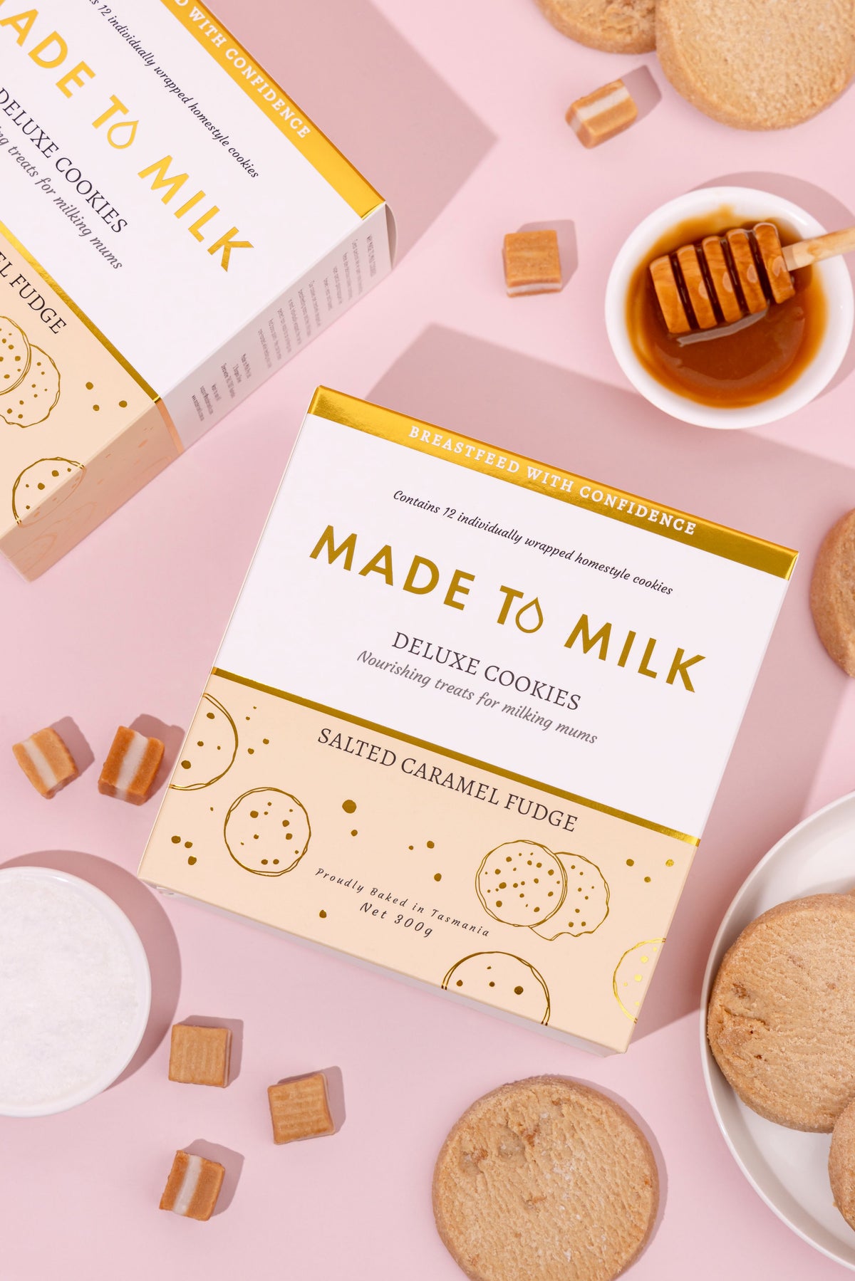 Made To Milk Lactation Cookies - Salted Caramel Fudge