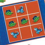 Crocodile Creek Magnetic Game - Tic Tac Toe + Checkers - Dino