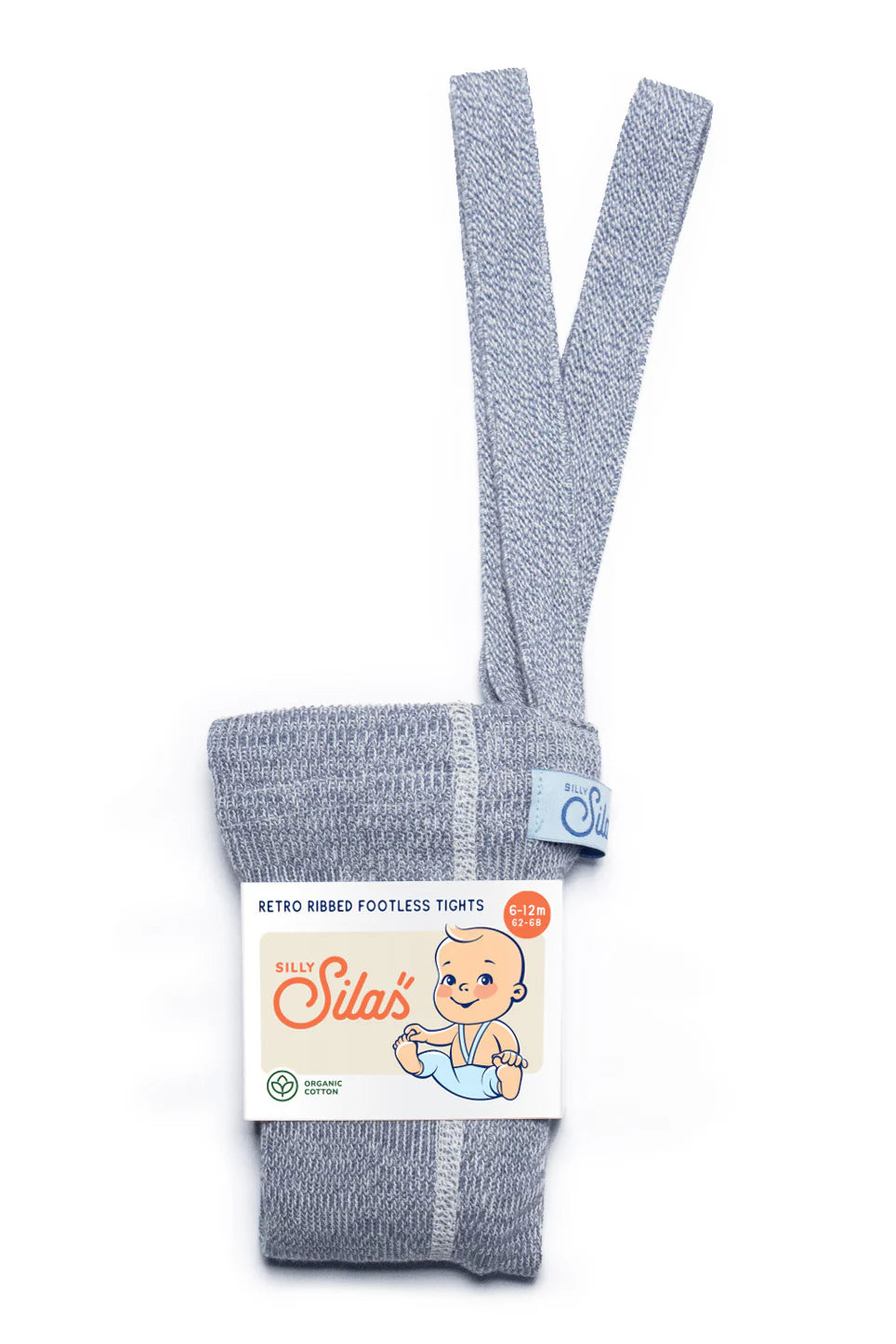 Silly Silas Footless Tights - Marshmallow Sky