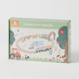 Zookabee Wooden Farm Fun Train Set