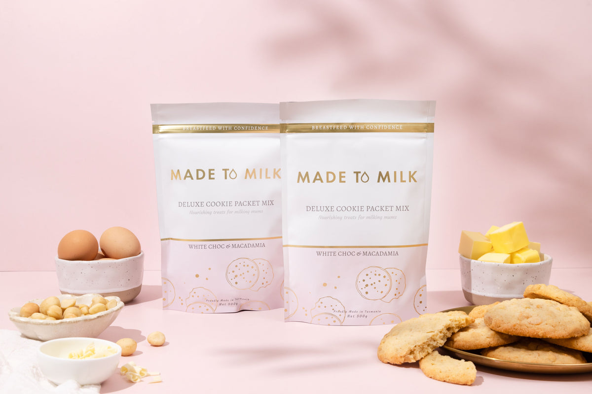 Made to Milk Lactation Cookie Mix - White Choc & Macadamia Nut