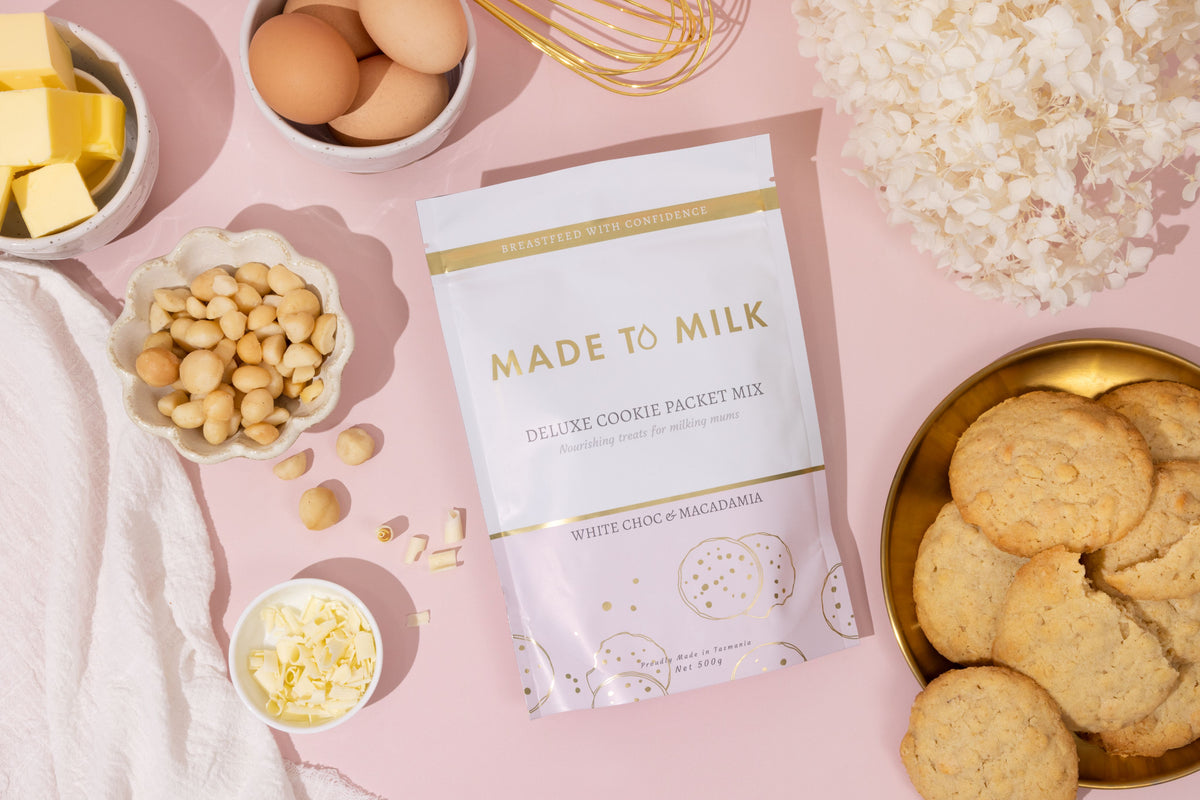 Made to Milk Lactation Cookie Mix - White Choc & Macadamia Nut