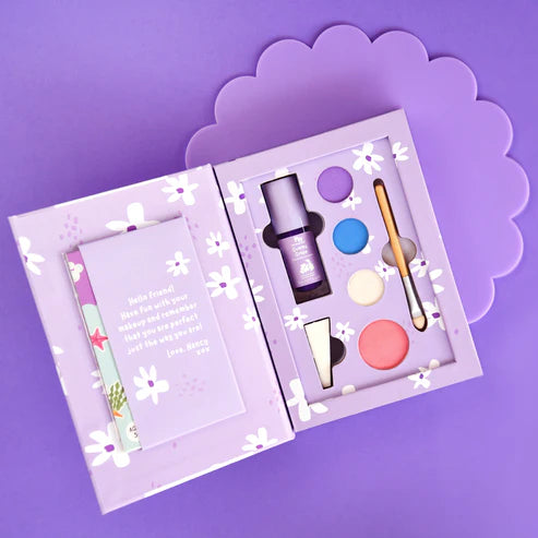 No Nasties Nancy Purple Natural Pressed Powder Kids Makeup Palette Kit