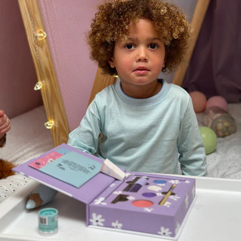 No Nasties Nancy Purple Natural Pressed Powder Kids Makeup Palette Kit
