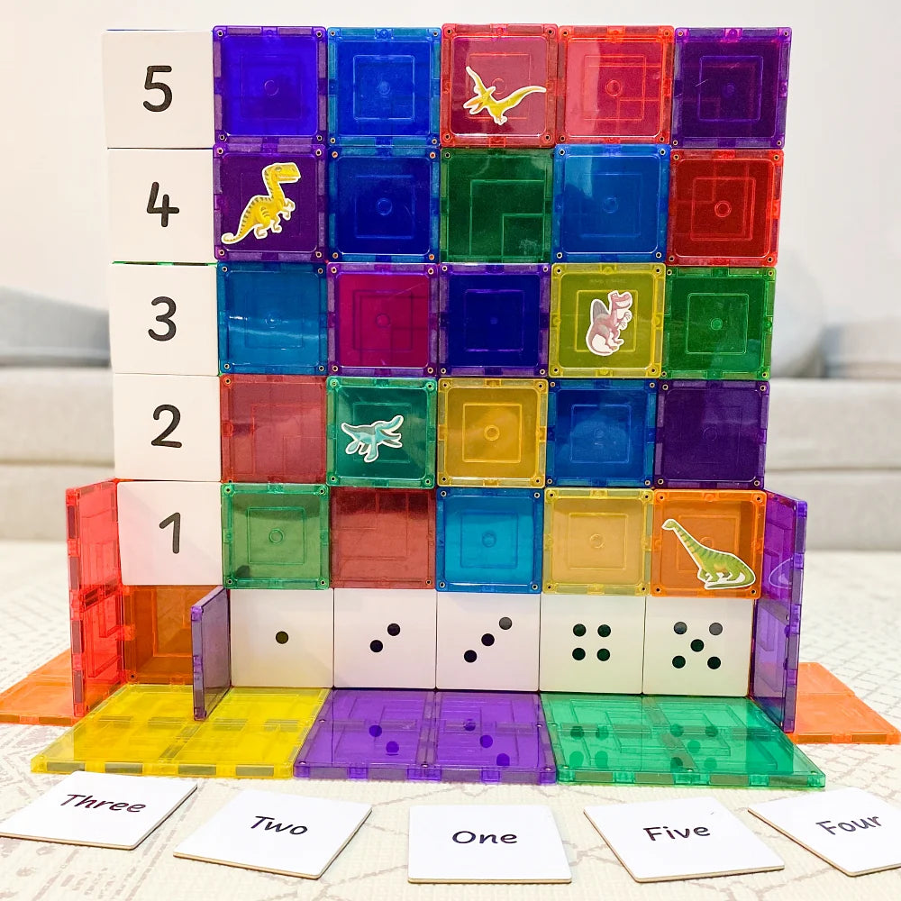 Learn & Grow Numeracy Magentic Tile Topper