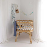 Snuggle Hunny Organic Bassinet Sheet / Change Pad Cover - Ocean
