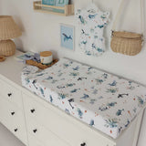 Snuggle Hunny Organic Bassinet Sheet / Change Pad Cover - Ocean