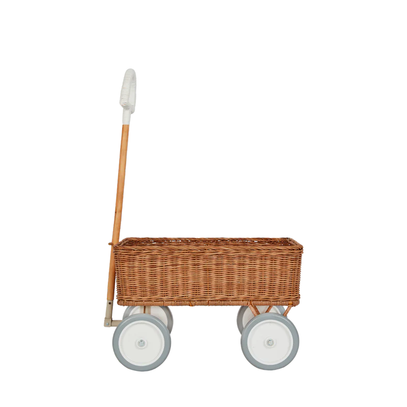 Olliella Rattan Wonder Wagon - Natural