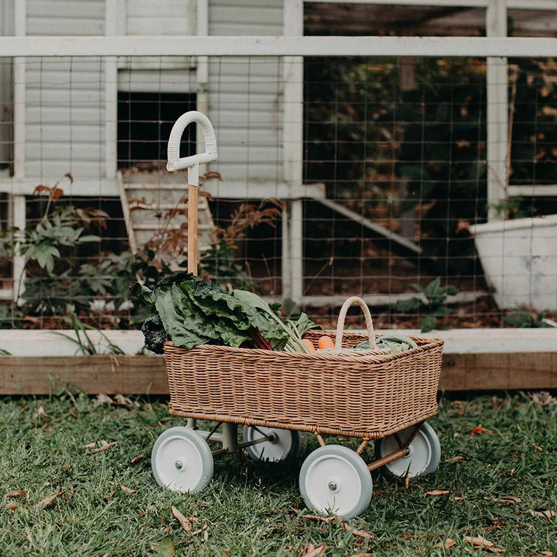 Olliella Rattan Wonder Wagon - Natural
