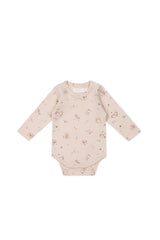 Jamie Kay Long Sleeve Bodysuit - Petite Fleur Soft Peony