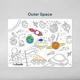 Hey Doodle Reusable Colouring Mat - Outer Space