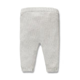 Wilson + Frenchy Organic Knitted Legging - Grey Melange