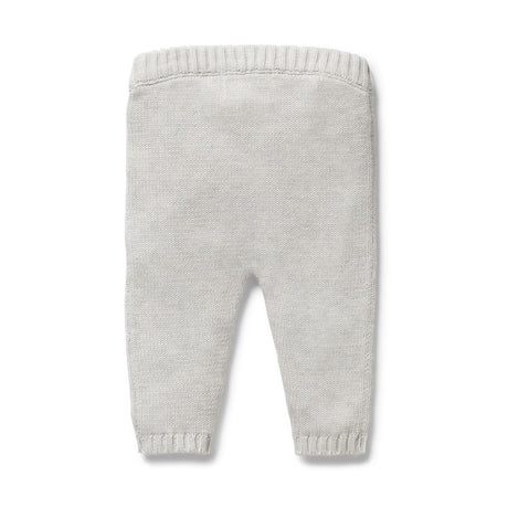 Wilson + Frenchy Organic Knitted Legging - Grey Melange