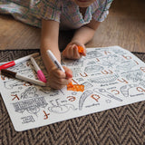 Hey Doodle Reusable Colouring Mat - Aussie Icons