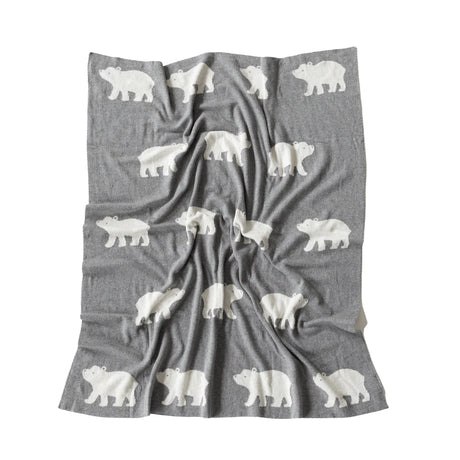 Di Lusso Piper Polar Bear Blanket