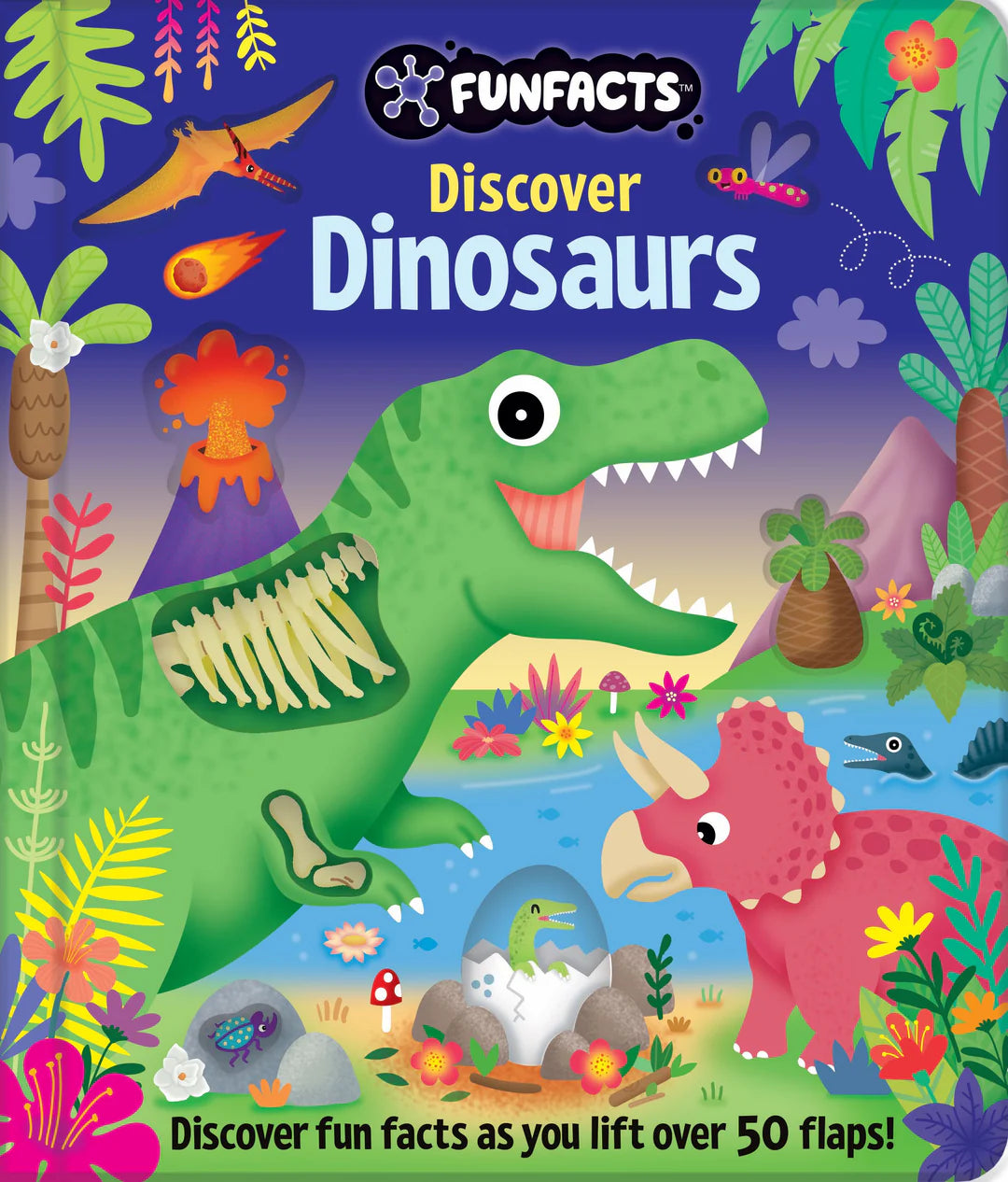 FunFacts Discover Dinosaurs Lift the Flap Board Book