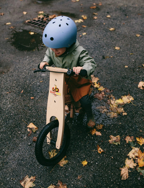 Kinderfeets Toddler Bike Helmet - Matte Slate Blue