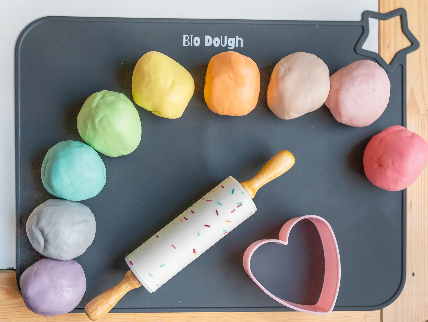 Bio Dough Natural Play Dough - Pastel 9 Colours