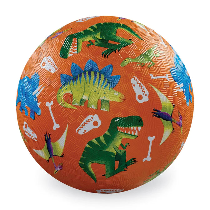 Crocodile Creek 7 inch Playground Ball - Dinosaur Dig