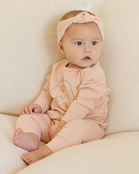 Quincy Mae Drawstring Pant - Melon