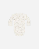 Quincy Mae Side Snap Bodysuit - Bunnies