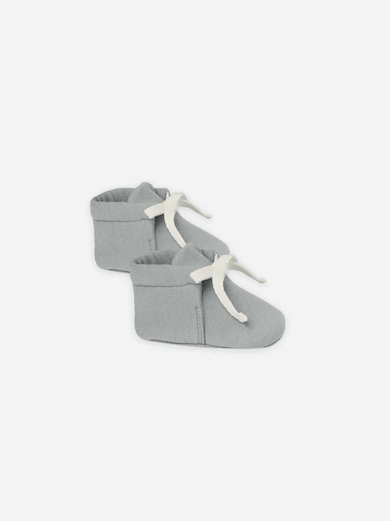 Quincy Mae Baby Booties - Dusty Blue