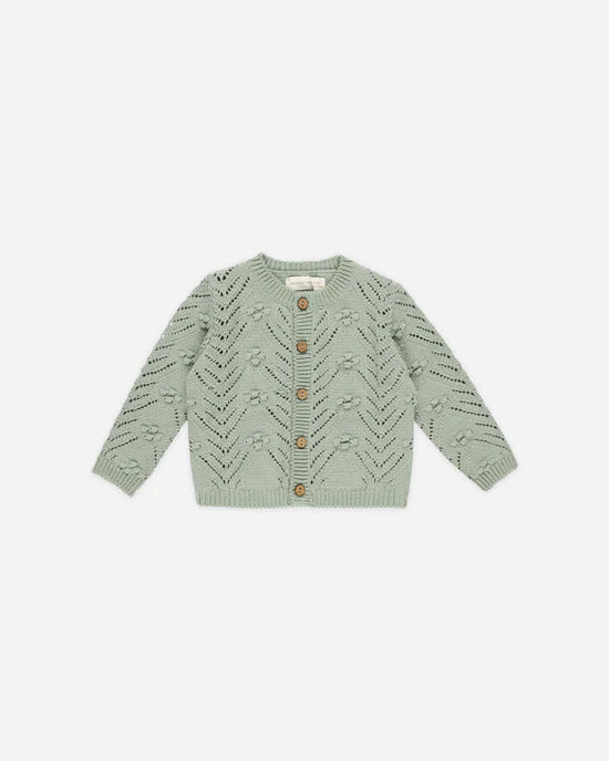 Quincy Mae Knit Cardigan - Sage