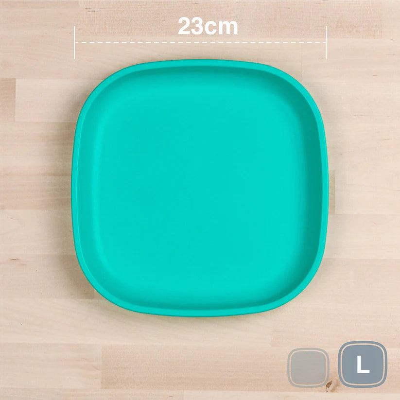 Re-Play Large Plate - Aqua