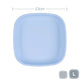 Re-Play Large Plate - Ice Blue