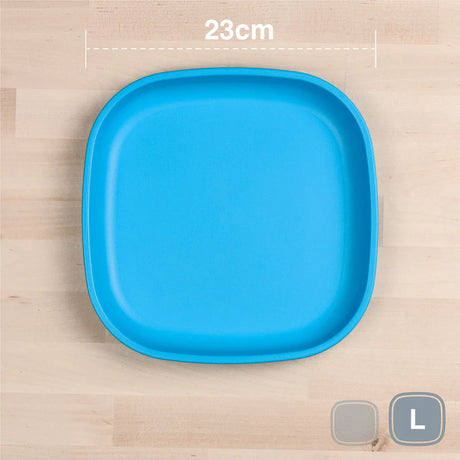 Re-Play Large Plate - Sky Blue