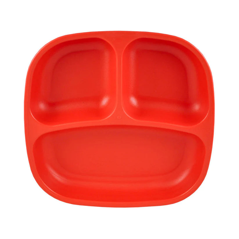 Re-Play Divided Plate - Red