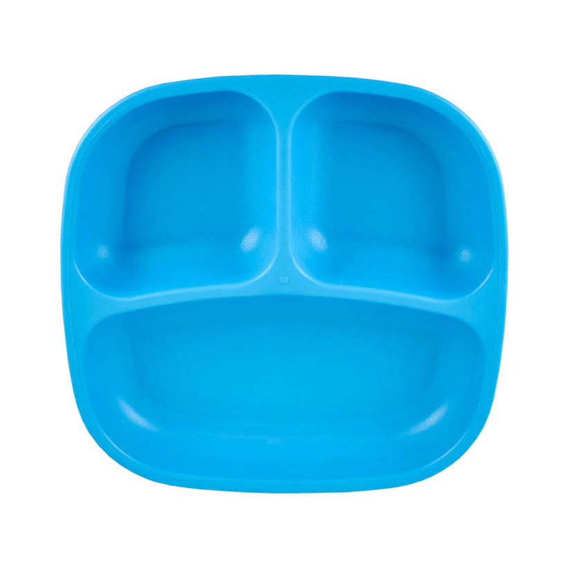 Re-Play Divided Plate - Sky Blue