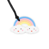Jellystone Silicone Chew Pendant  - Rainbow (Pastel)