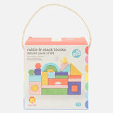 Tiger Tribe Rattle and Stack Blocks - 24 Pieces