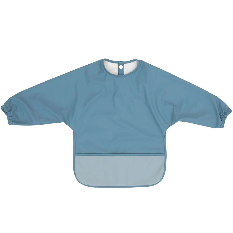All4Ella Recycled Long Sleeve Bib - Blue