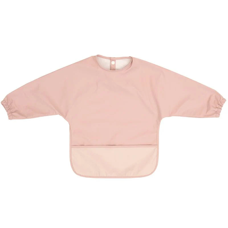 All4Ella Recycled Long Sleeve Bib - Pink