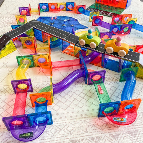 Learn & Grow Magnetic Tile Toppers - Road