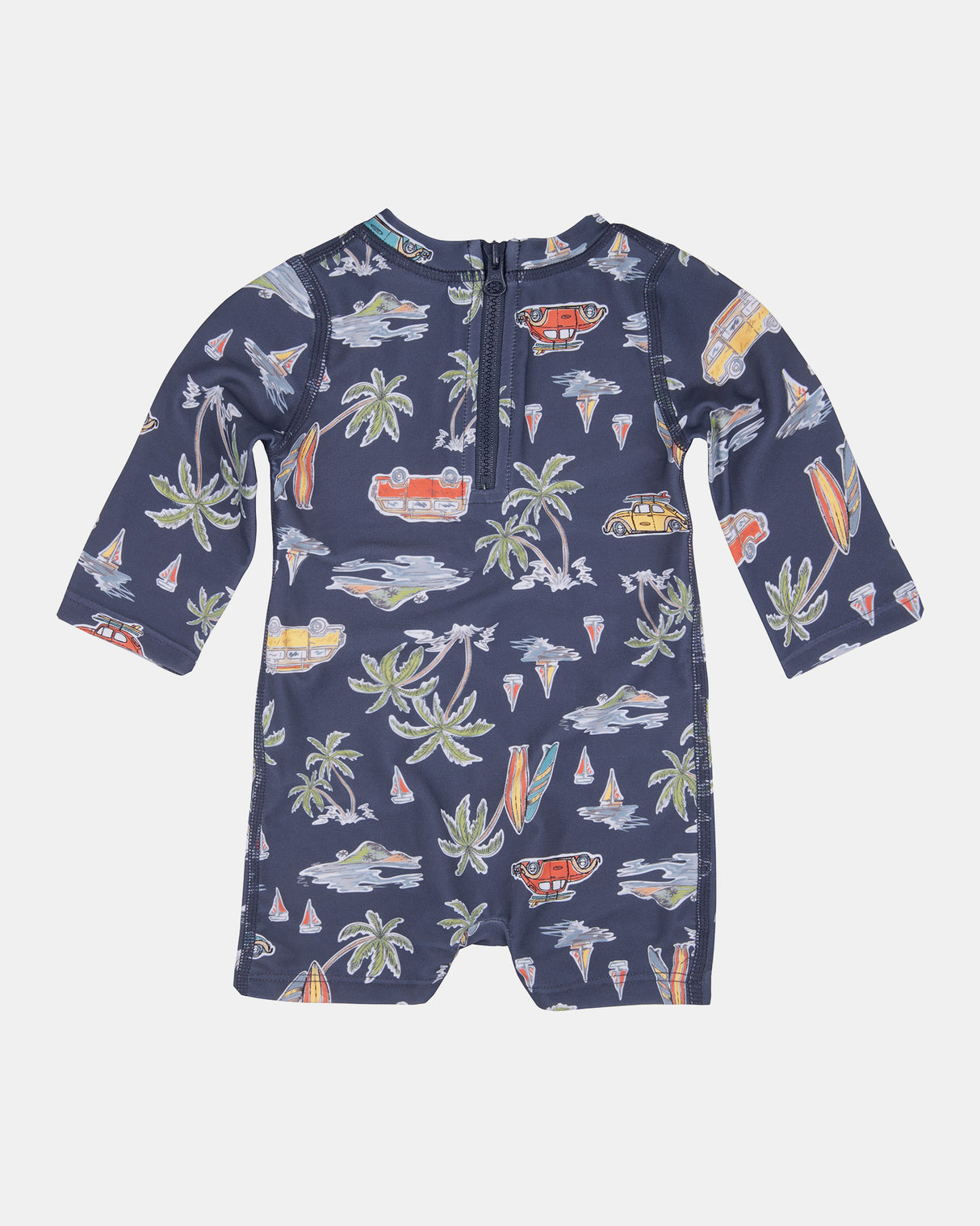 Toshi Swim Long Sleeve Onesie - Surf Twilight